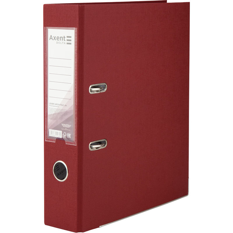 Папка-реєстратор AXENT DELTA (D1714-37C) А4, 75 мм, вишнева